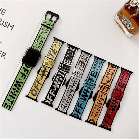 off white apple watch band replica|apple watch band size 41mm.